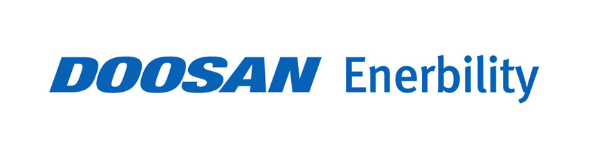 The corporate identity design of the new company name "Doosan Enerbility" which is to be finalized at the upcoming general shareholders meeting on March 29