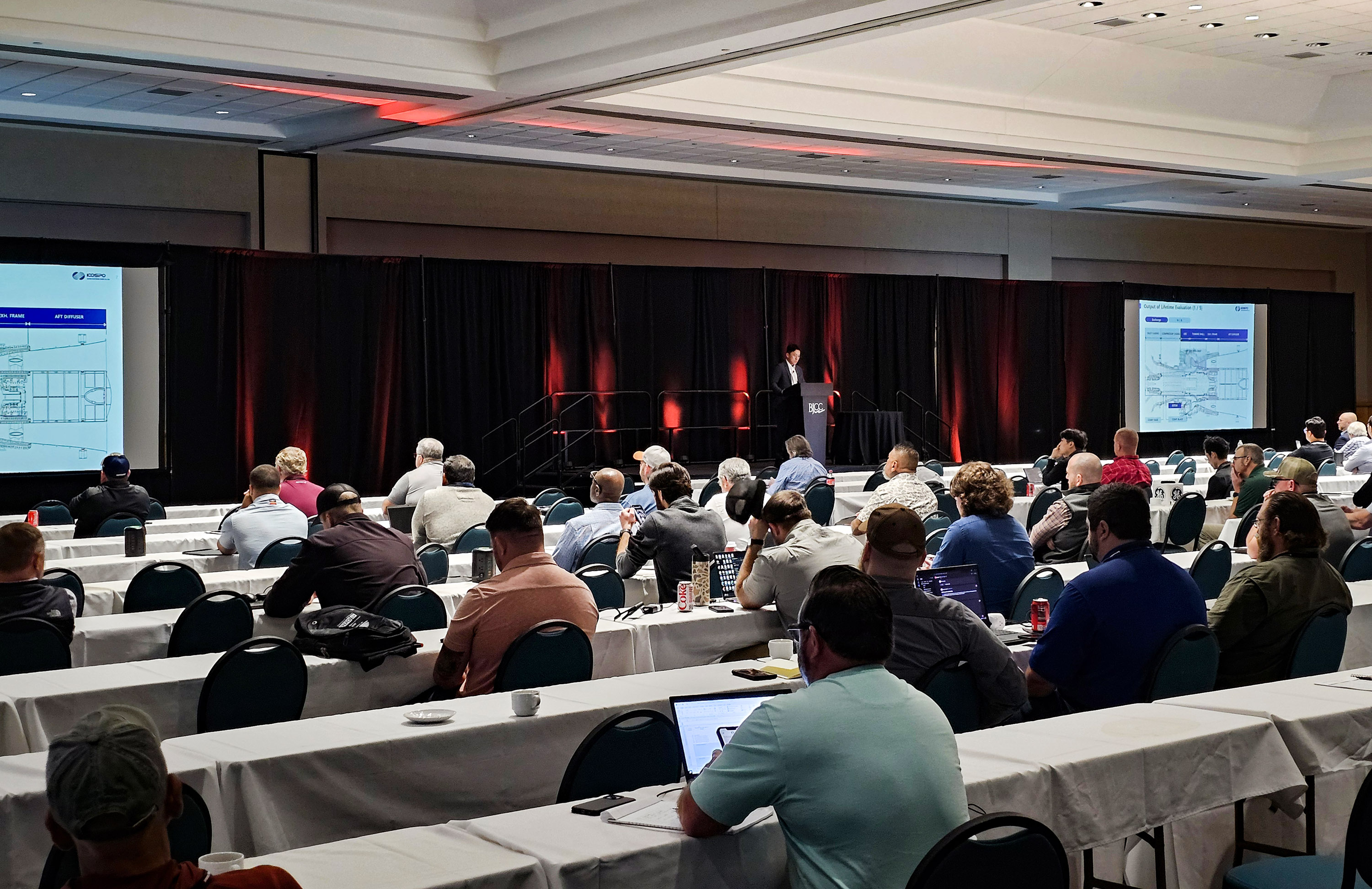 ▲ KOSPO and Doosan Enerbility giving a user-supplier joint presentation at the 7F Users Group Conference held in Birmingham, Alabama on May 20 (local time).