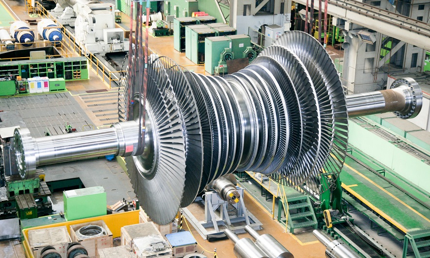 ▲ Doosan Enerbility’s Steam Turbine Low Pressure Rotor
